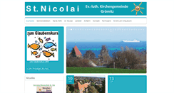 Desktop Screenshot of ev-kirche-groemitz.de